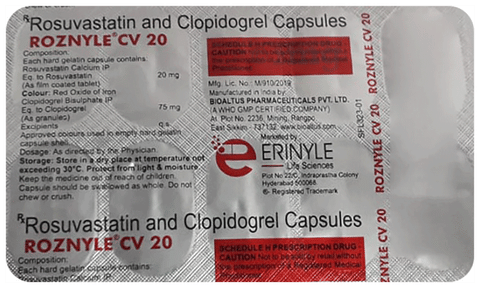 Roznyle CV 20 Capsule image Roznyle CV 20 Capsule image