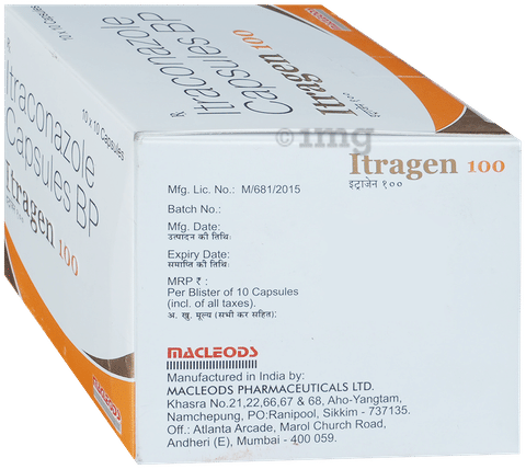 Itragen 100 Capsule image Itragen 100 Capsule image