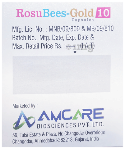 Rosubees-Gold 10 Capsule image Rosubees-Gold 10 Capsule image