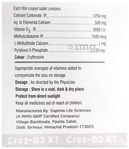 Crez-D3 XT Tablet image