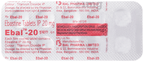 Ebal 20 Tablet image