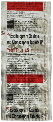 Petril Plus LS Tablet image Petril Plus LS Tablet image