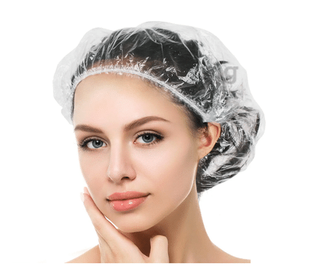 C Cure Plastic Shower Cap Buy packet of 100.0 Caps at best price