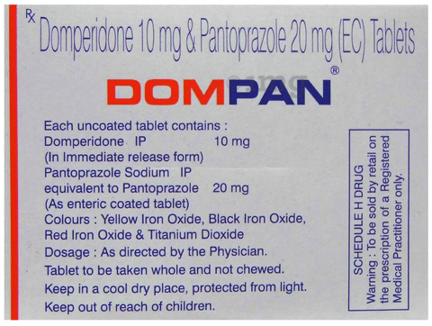Dompan 10mg/20mg Tablet image