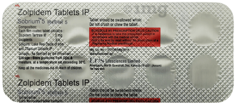 Sobrium 5mg Tablet image