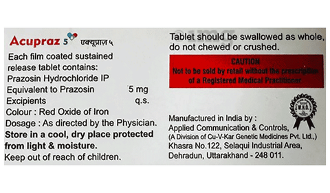 Acupraz 5 Tablet SR image