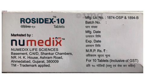 Rosidex 10 Tablet image