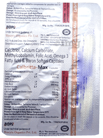 Calbritta-Max Softgel Capsule image
