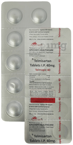 Telmopic 40mg Tablet image