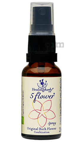 Healing Herbs Bach 5 Flower Spray: Buy bottle of 20.0 ml Spray at