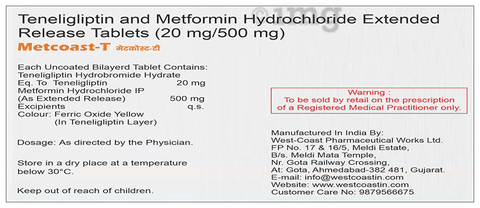 Metcoast-T Tablet ER