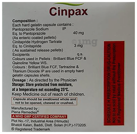 Cinpax Capsule ER