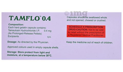 Tamflo 0.4 Capsule PR image Tamflo 0.4 Capsule PR image