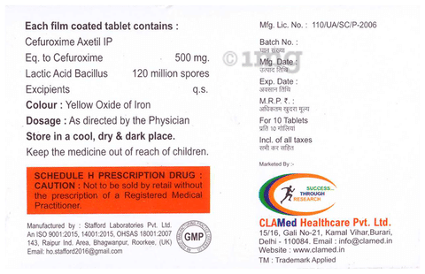 Cefto LB Tablet image