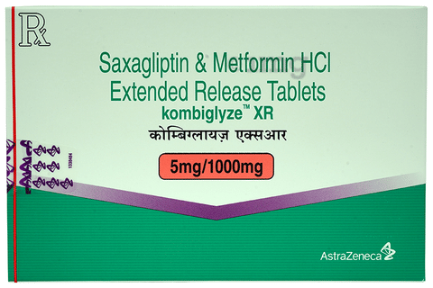 Kombiglyze  XR 5mg/1000mg Tablet
