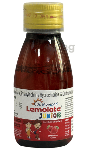 Lemolate Junior Syrup Strawberry image