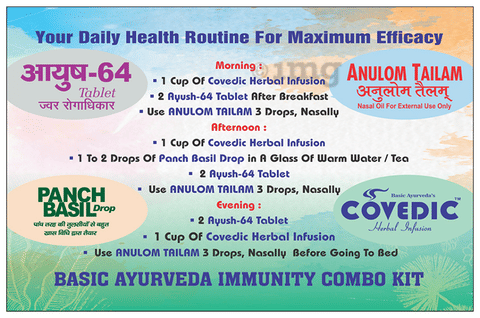 Basic Ayurveda Covedic Daily Immunity Booster Kit image Basic Ayurveda Covedic Daily Immunity Booster Kit image