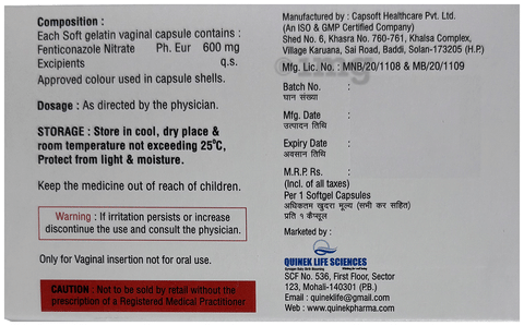 Mysof 600 Softgel Capsule image