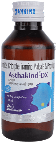 Asthakind-DX Syrup Sugar Free image