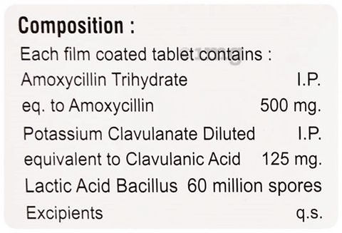 Clavomil 625 Tablet image