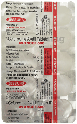 Avoncef 500mg Tablet image
