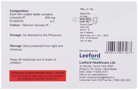 Voxylid 600mg Tablet image Voxylid 600mg Tablet image