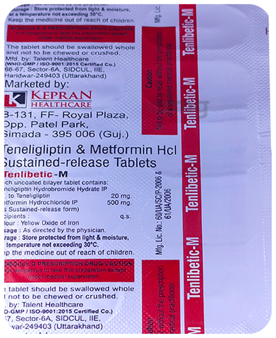 Tenlibetic-M Tablet SR image