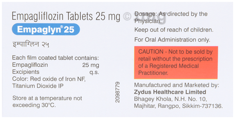 EMPAglyn 25 Tablet image EMPAglyn 25 Tablet image