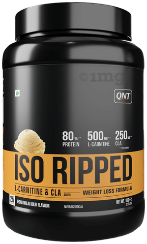 QNT ISO Ripped L-Carnitine & CLA Powder Kesar Kulfi: Buy jar of 1.0 kg  Powder at best price in India