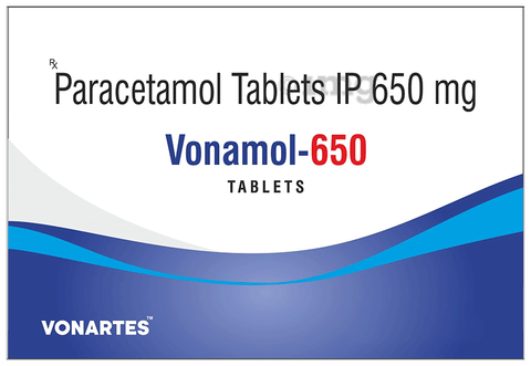 Vonamol 650 Tablet image Vonamol 650 Tablet image