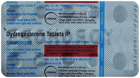 Dydrohope 10mg Tablet image Dydrohope 10mg Tablet image