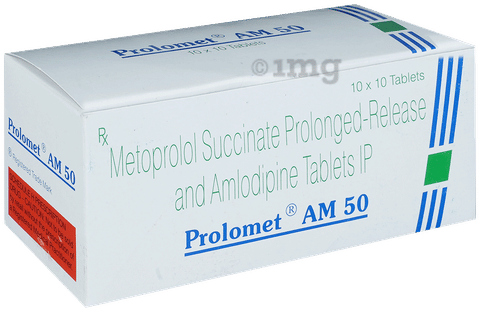 Prolomet AM 50 Tablet PR image Prolomet AM 50 Tablet PR image