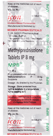 MP 8mg Tablet image