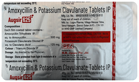 Augsir 625 Tablet image Augsir 625 Tablet image