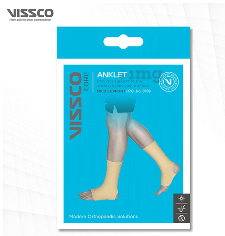 Vissco 0709 Elastic Tubular Anklet Medium: Buy box of 1.0 Unit at