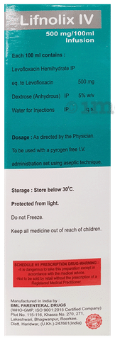 Lifnolix IV 500mg Infusion