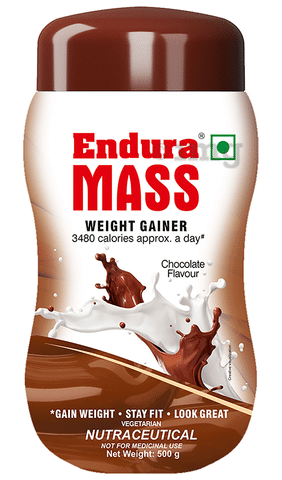 Endura Mass Weight Gainer Chocolate: Buy jar of 500 gm Powder ...