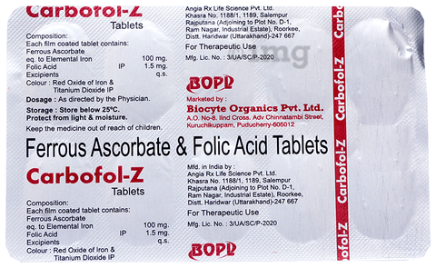 Carbofol-Z Tablet image Carbofol-Z Tablet image