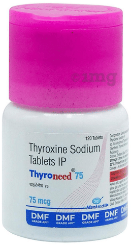 Thyroneed 75mcg Tablet image Thyroneed 75mcg Tablet image