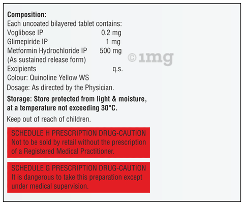Glipride-MV 1 Tablet SR image Glipride-MV 1 Tablet SR image