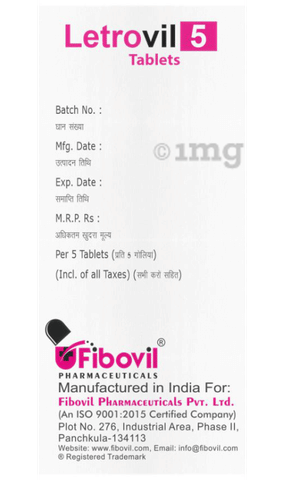 Letrovil 5 Tablet image Letrovil 5 Tablet image