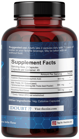 Ziist TUDCA Capsule: Buy box of capsules at best price in