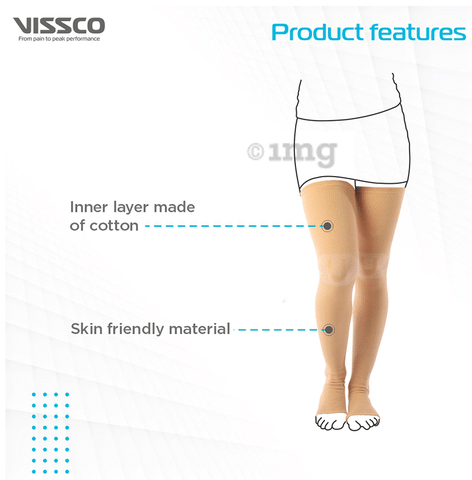 Cotton Vissco Core Varicose Vein Stockings at Rs 300/pair in Jodhpur