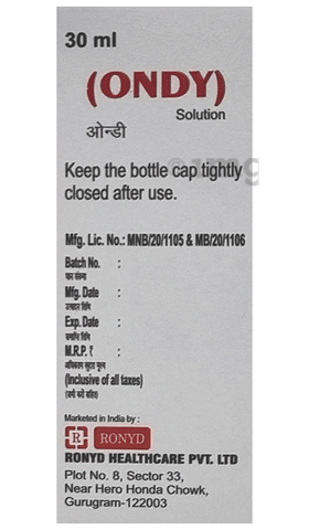 Ondy 2mg/5ml Syrup image Ondy 2mg/5ml Syrup image