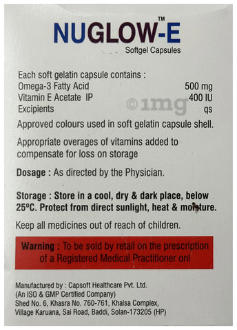 Nuglow-E Softgel Capsule image