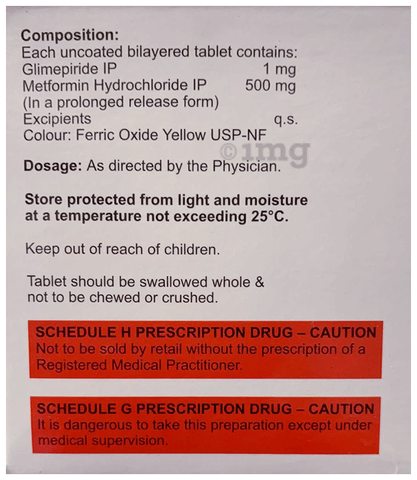 Glymett-MF 1 Tablet PR image