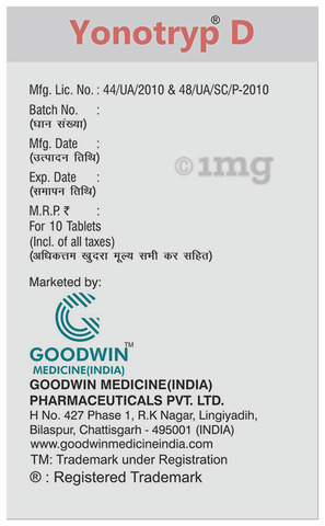 Yonotryp D Tablet image