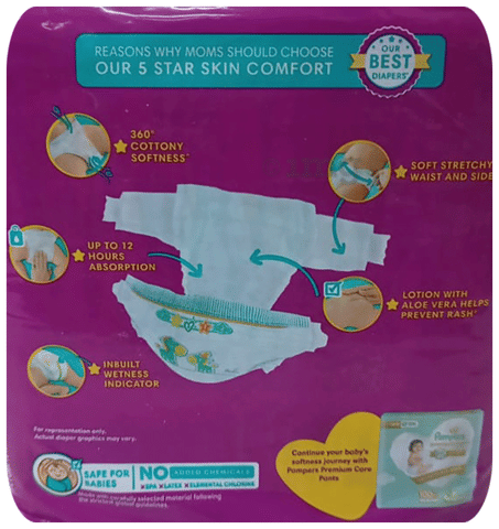 Pampers Active Baby with Comfortable Fit Size Diaper Small: Buy