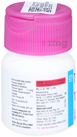 THYronorm 112mcg Tablet image