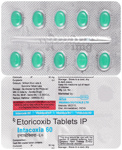 Intacoxia 60mg Tablet